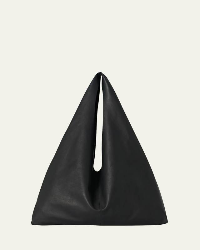 Bindle Shoulder Bag in Soft Calfskin